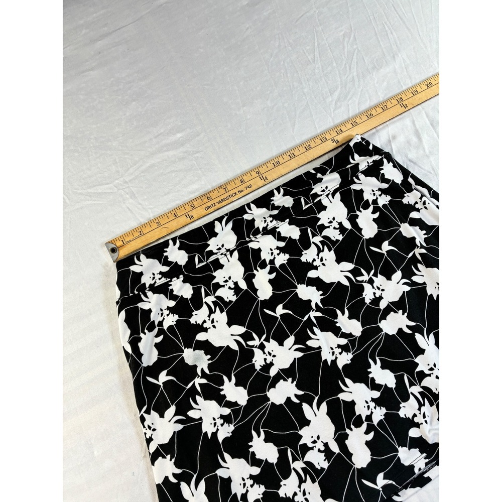 Tranquility Colorado Clothing Skort Black White Floral Print Medium Activewear - Picture 4 of 9